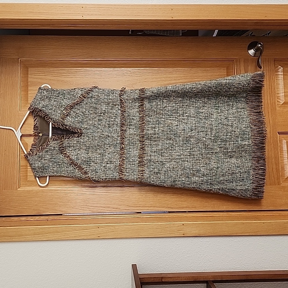 Stunning Tory Burch Sleeveless Tweed Dress